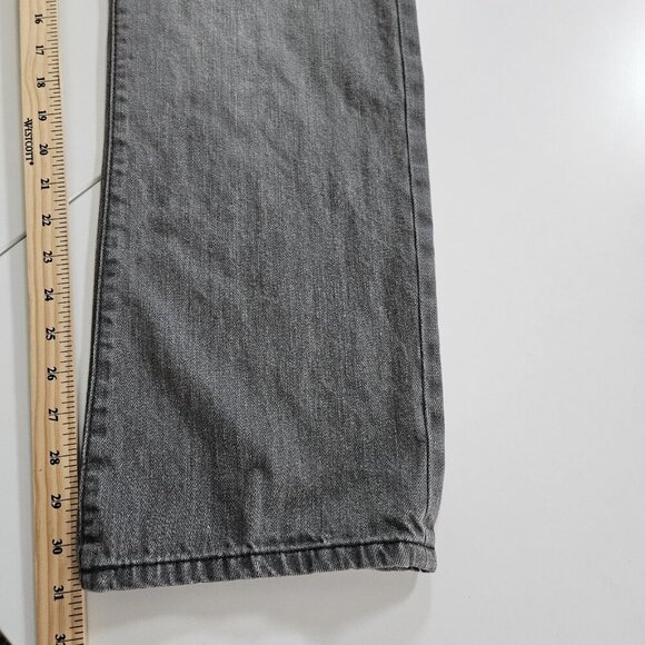 Marc Ecko Jeans Men 34 Gray Straight Leg Pockets Cotton Hippie Grunge Streetwear - Picture 7 of 16